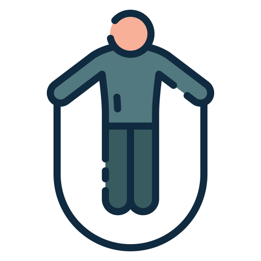 military man jumping-rope