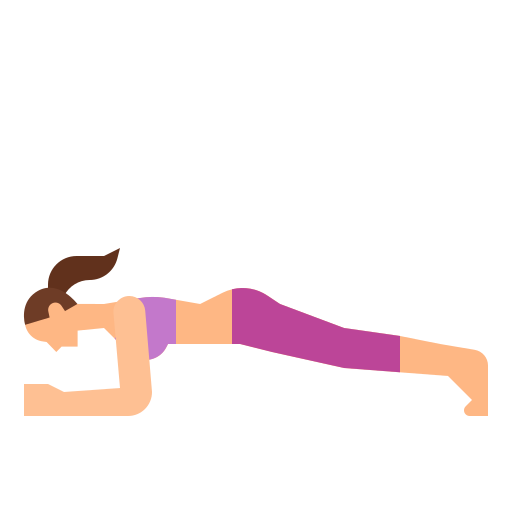 woman doing yoga hip plank