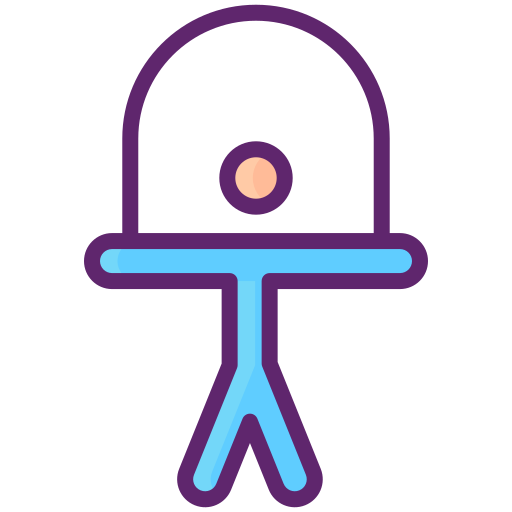 person jumping rope with a thick jump rope