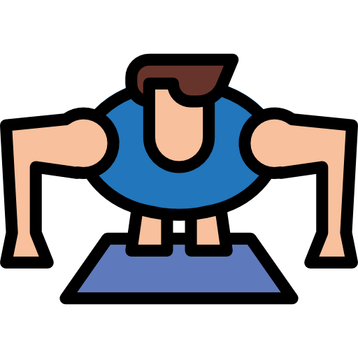 person doing push-ups